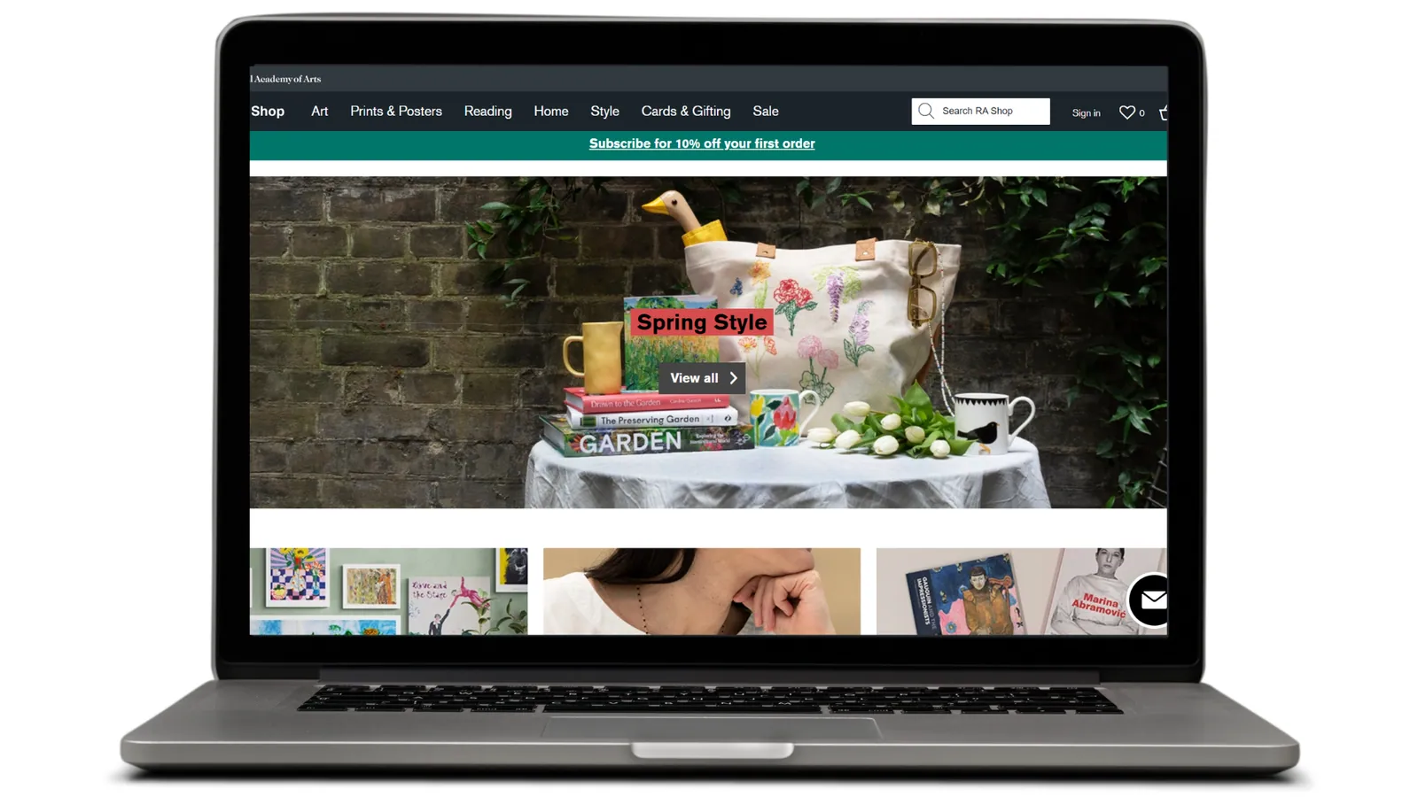 The RA shop site turned to objectsource for help with e-commerce growth
