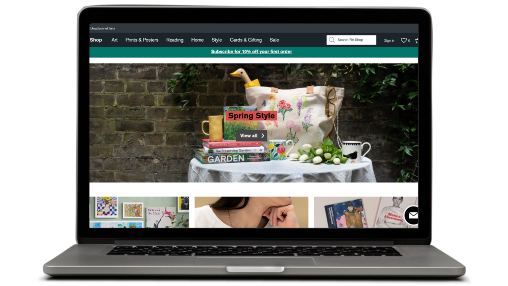 The RA shop site turned to objectsource for help with e-commerce growth

