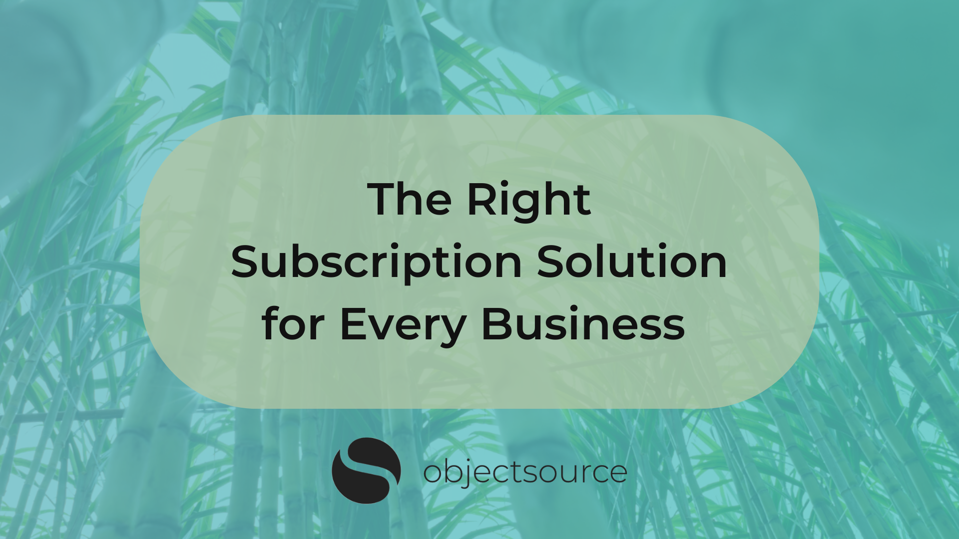 Header image: The Right Subscription Solution for Every Business